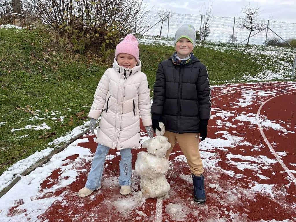 Fotografie z článku: První sníh