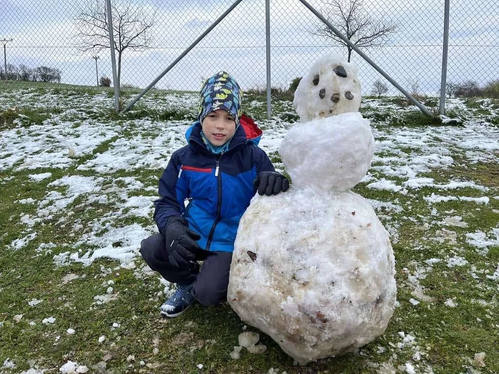 Fotografie z článku: První sníh