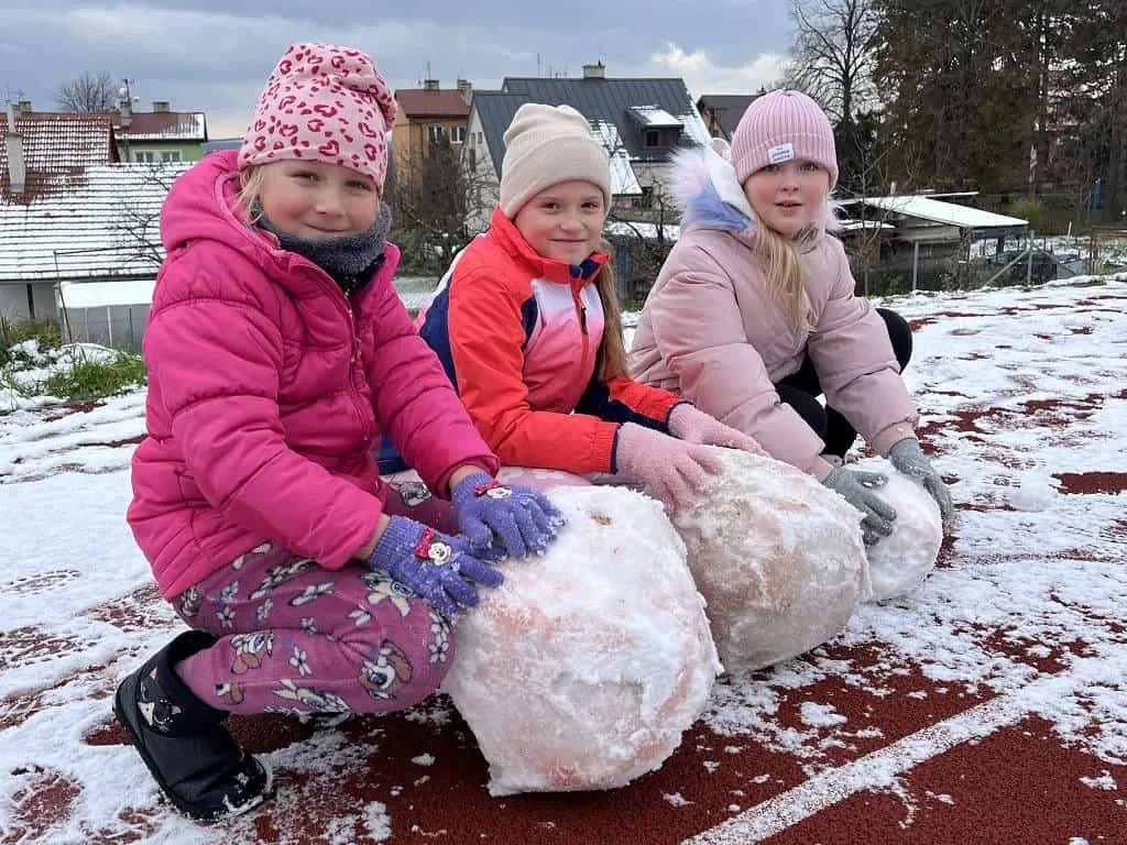 Fotografie z článku: První sníh