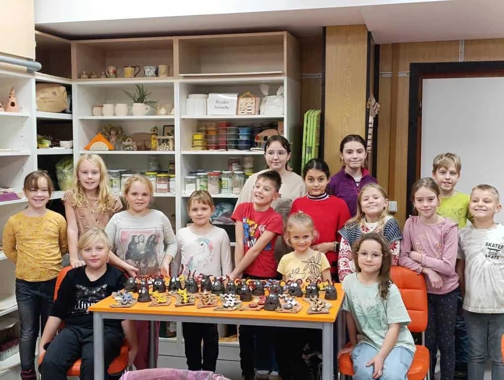 Fotografie z článku: Keramické tvoření
