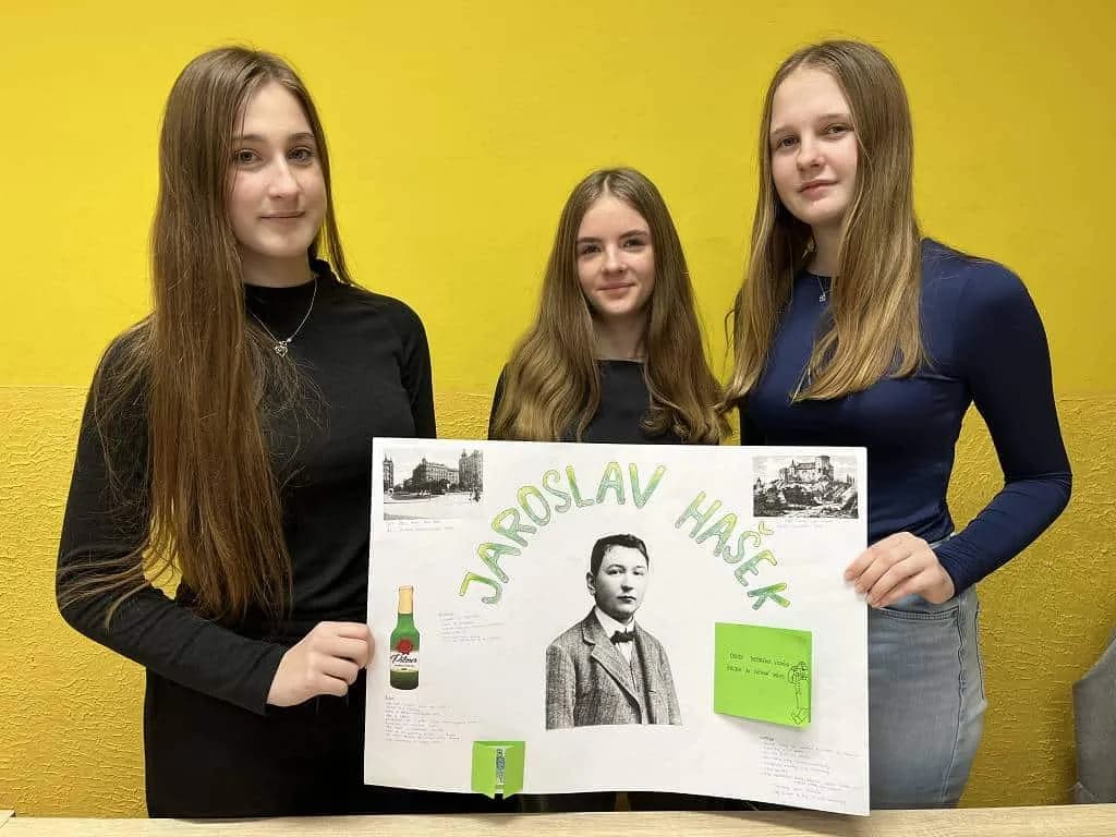 Fotografie z článku: Projekty deváťáků - čeští spisovatelé