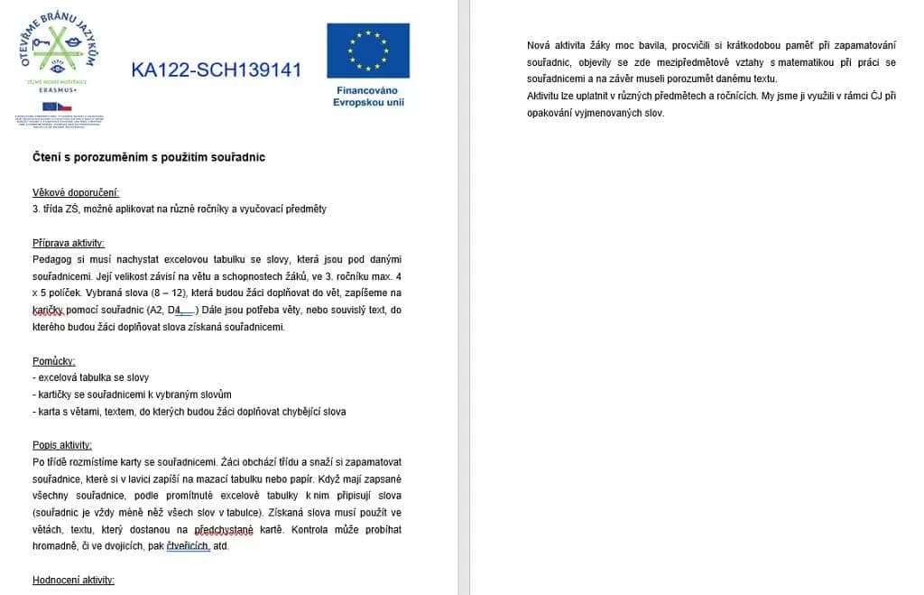 Fotografie z článku: Evaluace nových aktivit z Norska