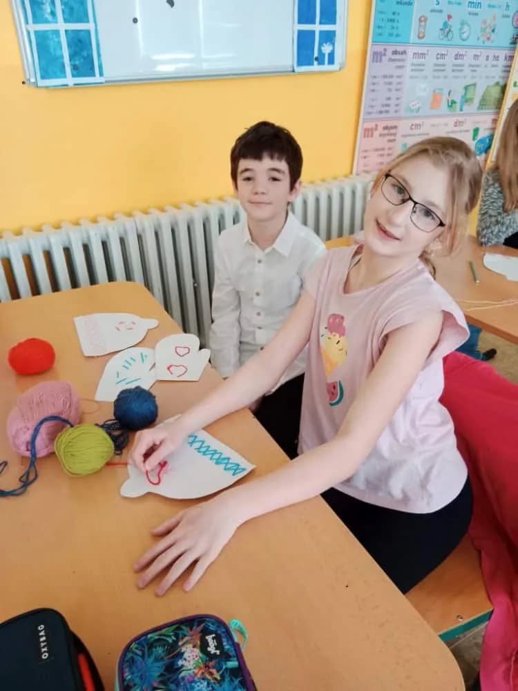 Fotografie z článku: Pracovní výchova ve IV. A