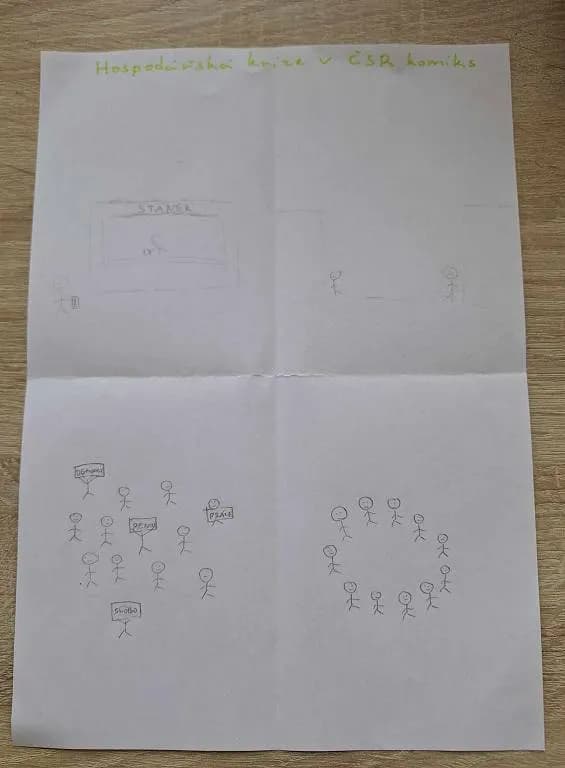 Fotografie z článku: Tic-Tac-Toe, Unfair game a komiksy ve výuce