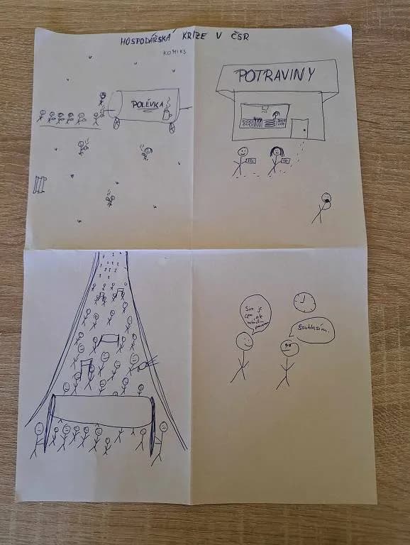Fotografie z článku: Tic-Tac-Toe, Unfair game a komiksy ve výuce