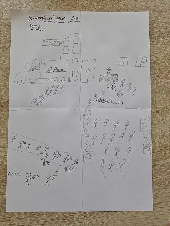 Fotografie z článku: Tic-Tac-Toe, Unfair game a komiksy ve výuce