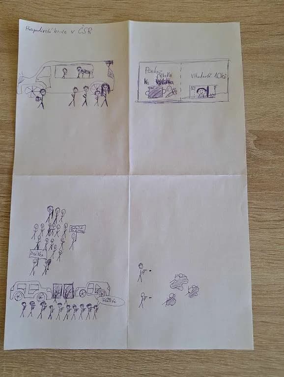 Fotografie z článku: Tic-Tac-Toe, Unfair game a komiksy ve výuce