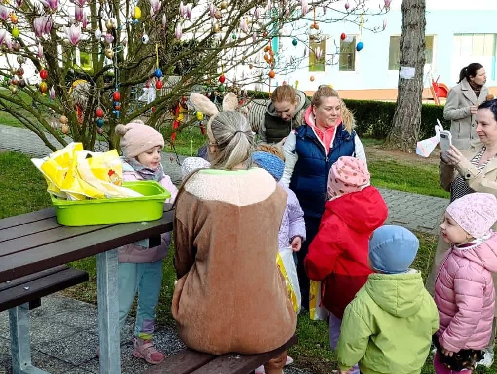 Fotografie z článku: Velikonoční tvoření u Sluníček