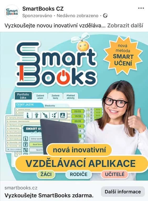 Nová vzdělávací aplikace