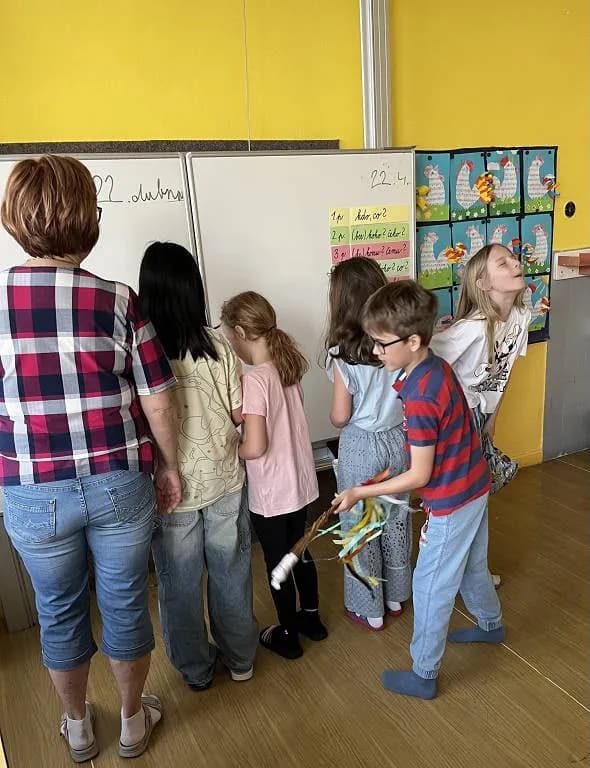 Fotografie z článku: Velikonoce ve III. A