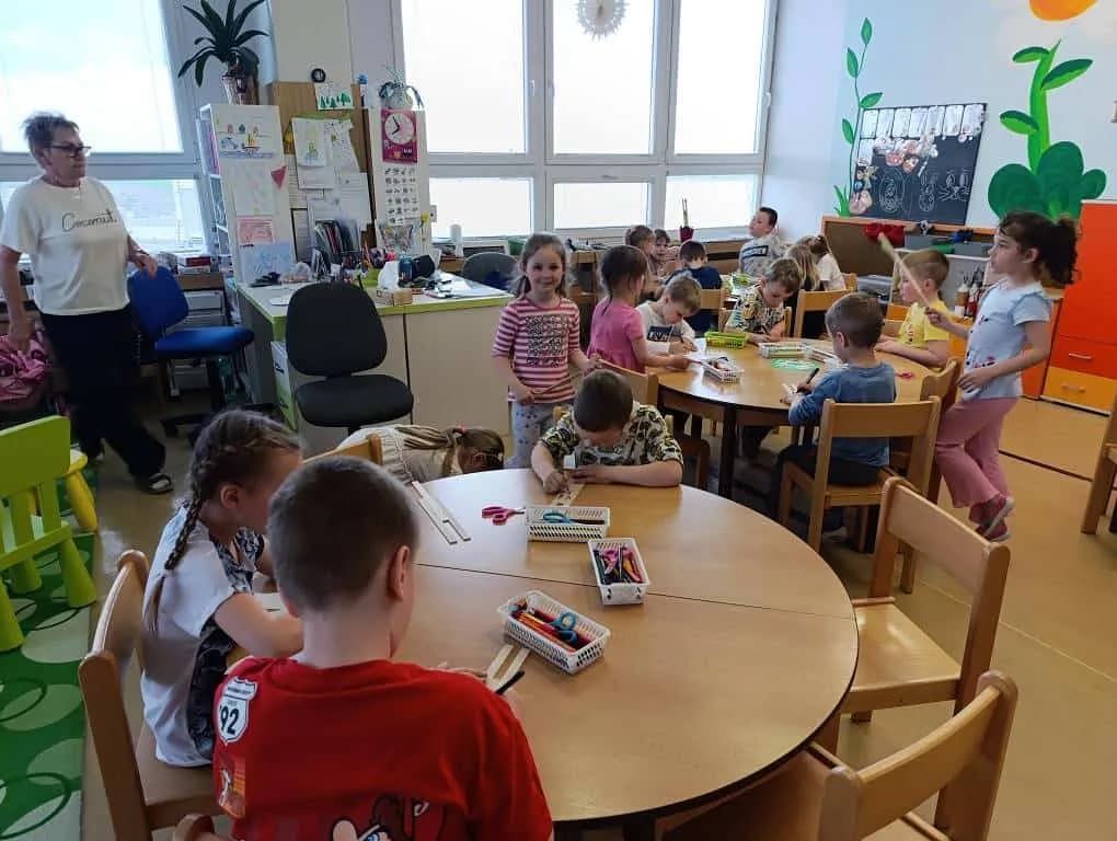 Fotografie z článku: Velikonoční návštěva I. A u Berušek v MŠ