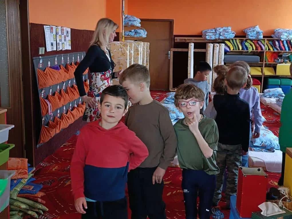 Fotografie z článku: Velikonoční návštěva I. A u Berušek v MŠ