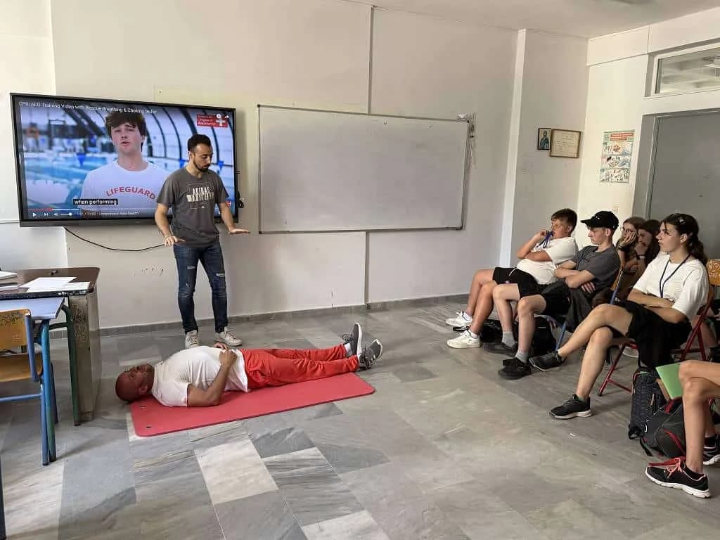 Fotografie z článku: Naši žáci v Řecku