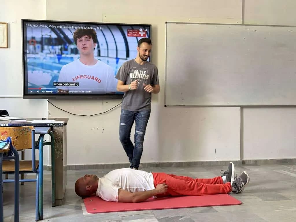 Fotografie z článku: Naši žáci v Řecku