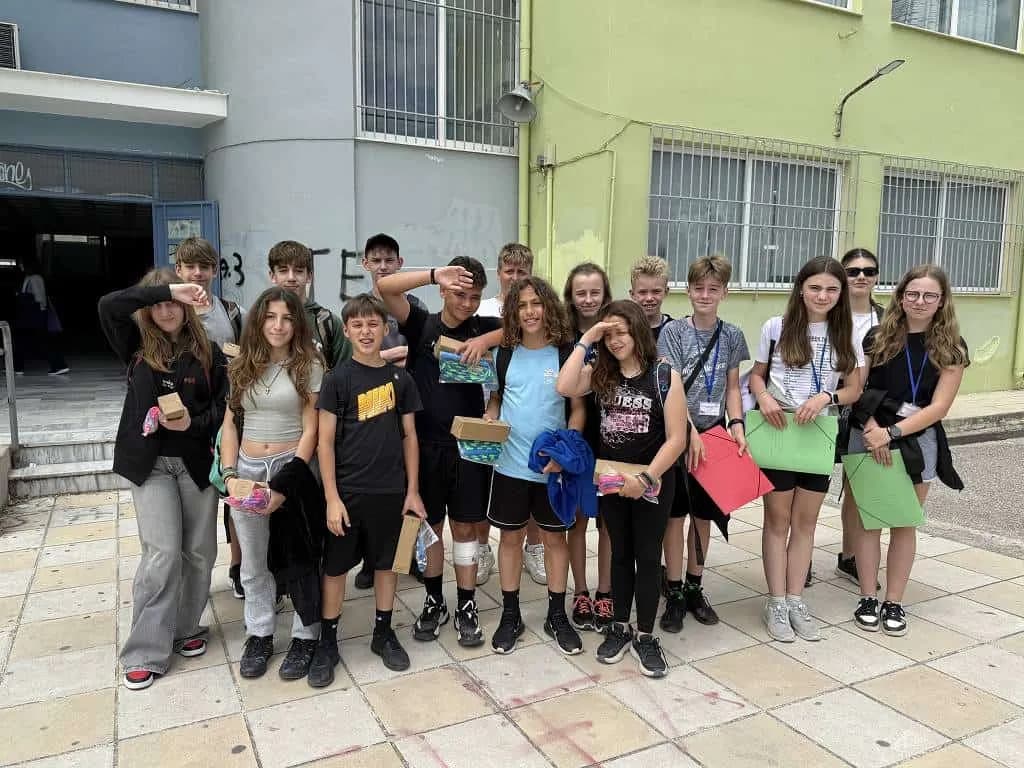 Fotografie z článku: Naši žáci v Řecku