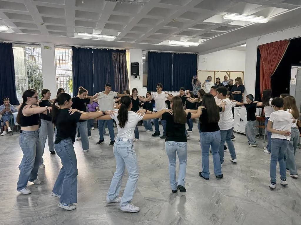 Fotografie z článku: Naši žáci v Řecku