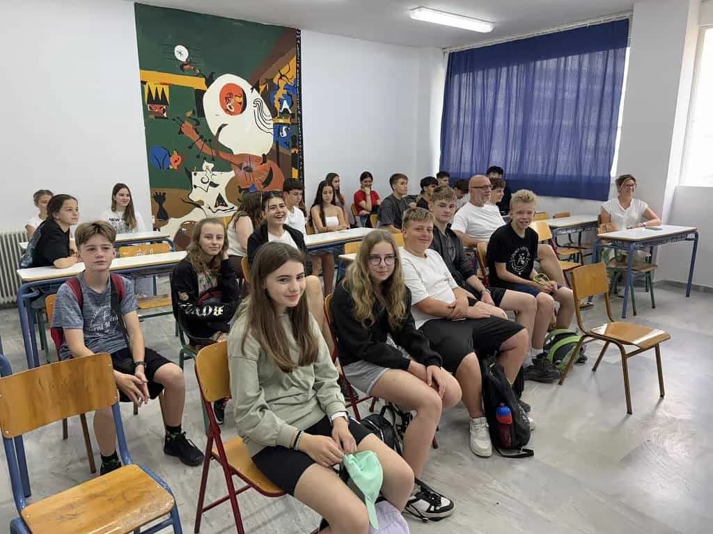 Fotografie z článku: Naši žáci v Řecku
