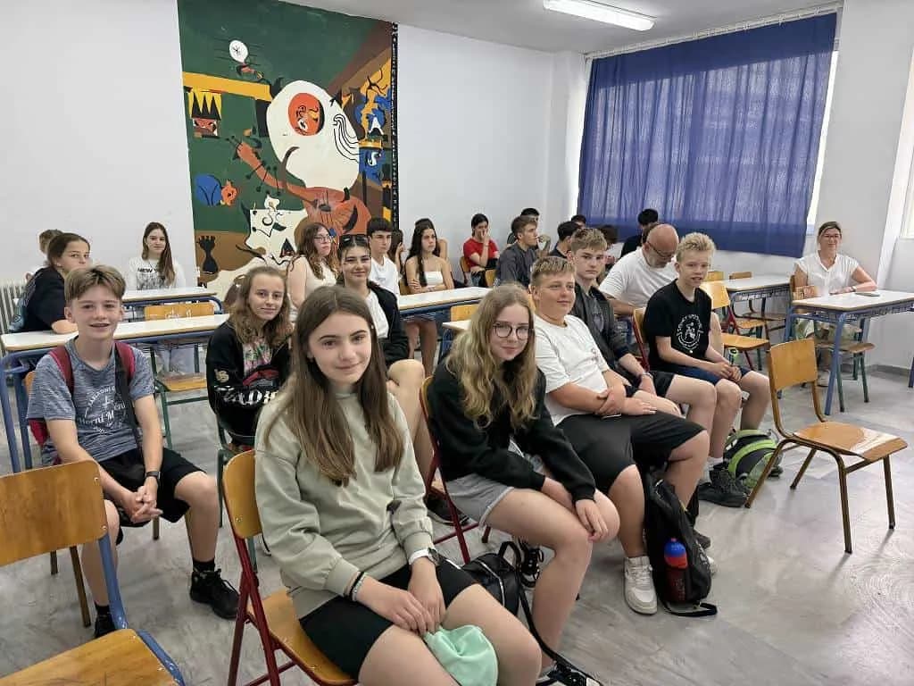 Fotografie z článku: Naši žáci v Řecku
