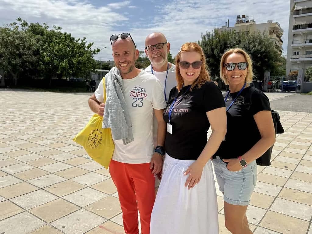 Fotografie z článku: Naši žáci v Řecku