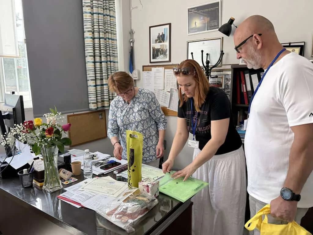 Fotografie z článku: Naši žáci v Řecku