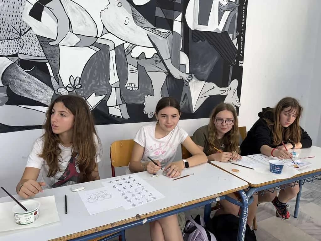 Fotografie z článku: Naši žáci v Řecku