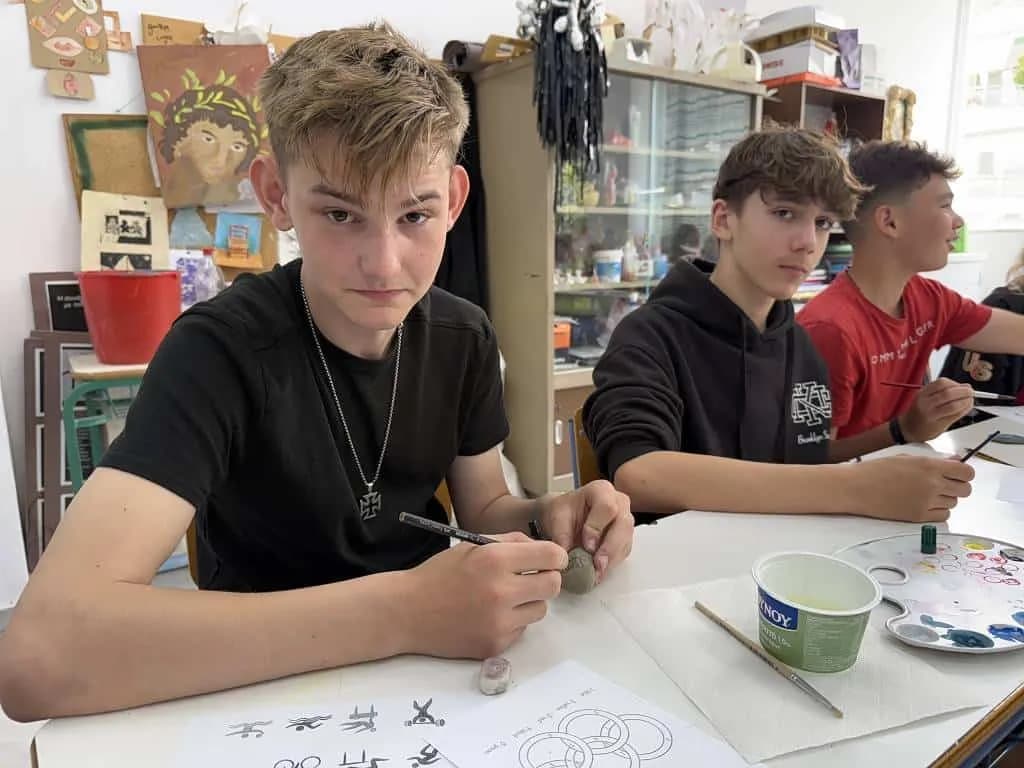 Fotografie z článku: Naši žáci v Řecku