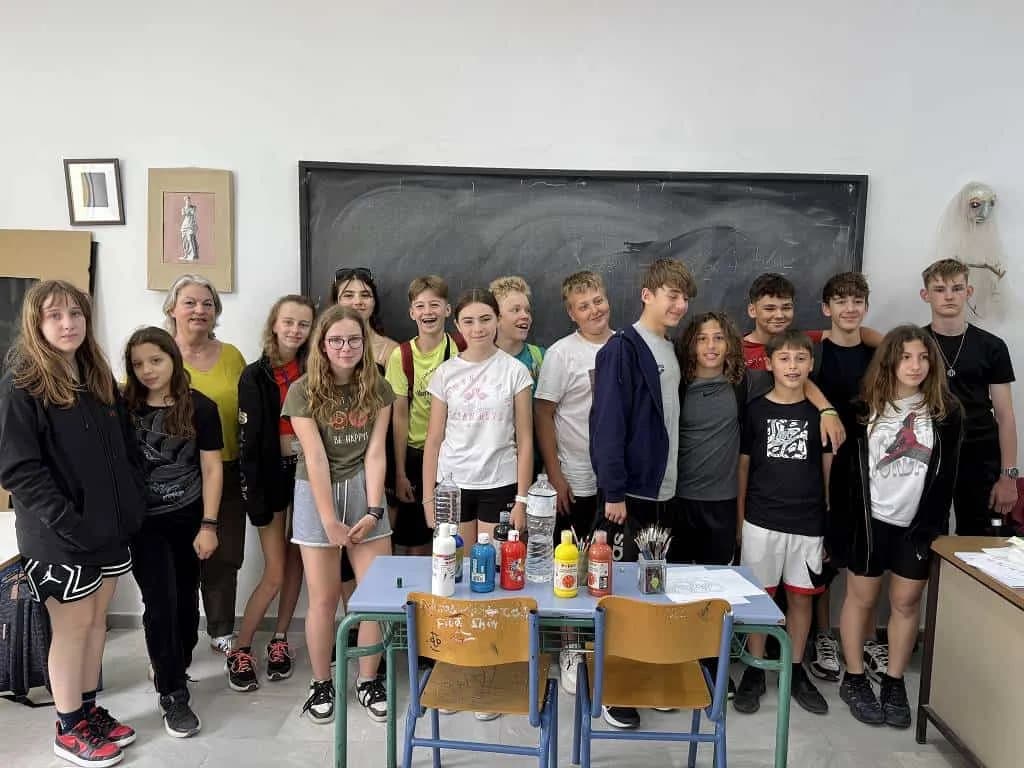 Fotografie z článku: Naši žáci v Řecku