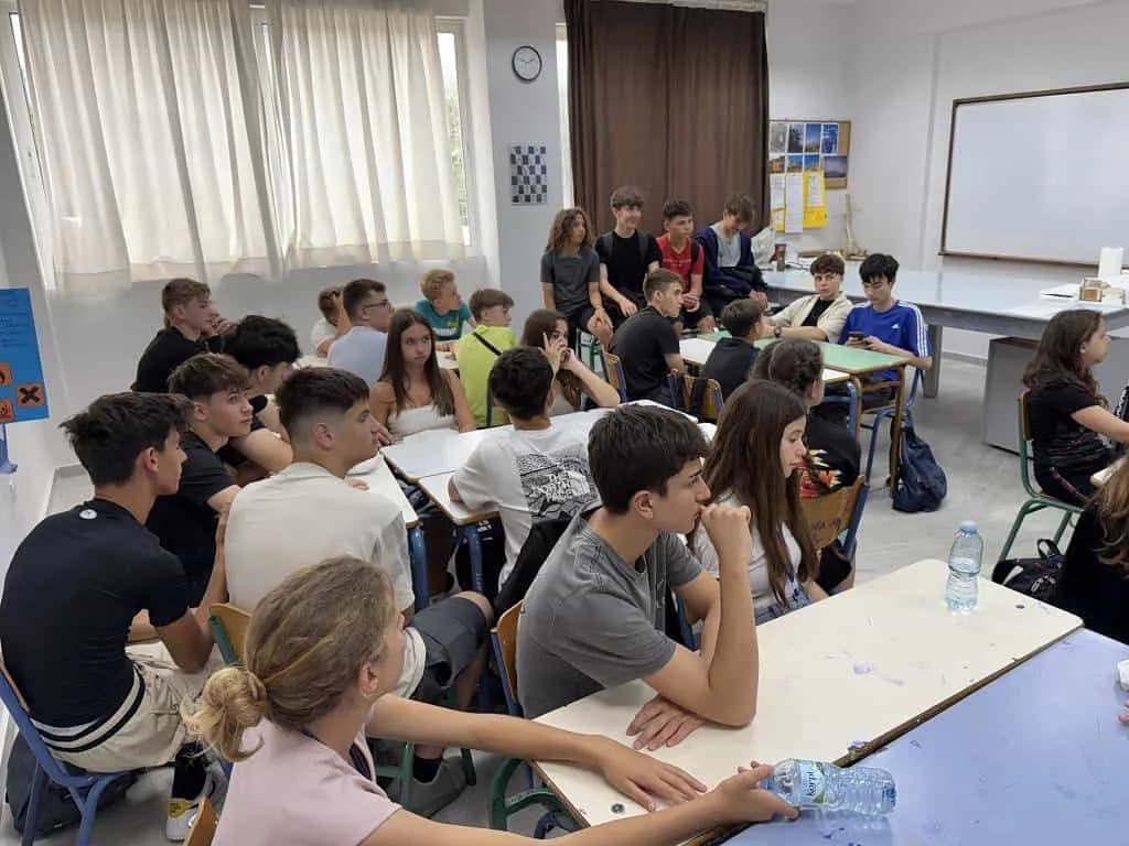 Fotografie z článku: Naši žáci v Řecku
