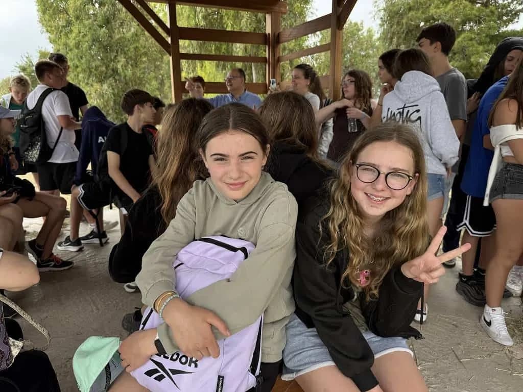 Fotografie z článku: Naši žáci v Řecku