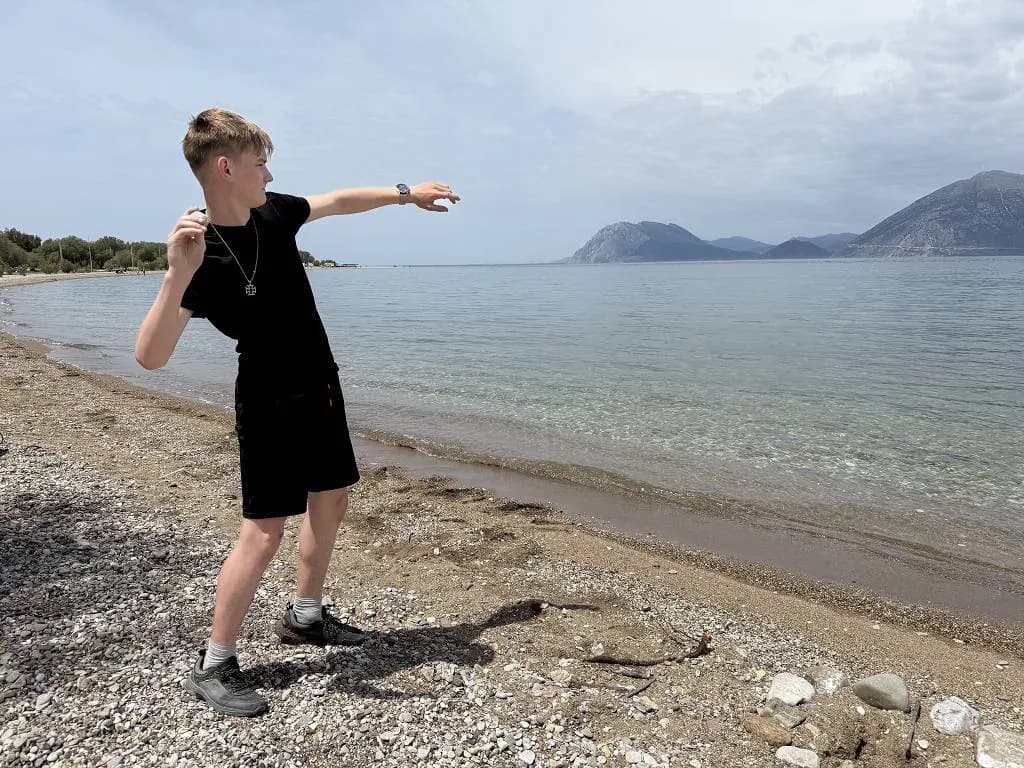 Fotografie z článku: Naši žáci v Řecku
