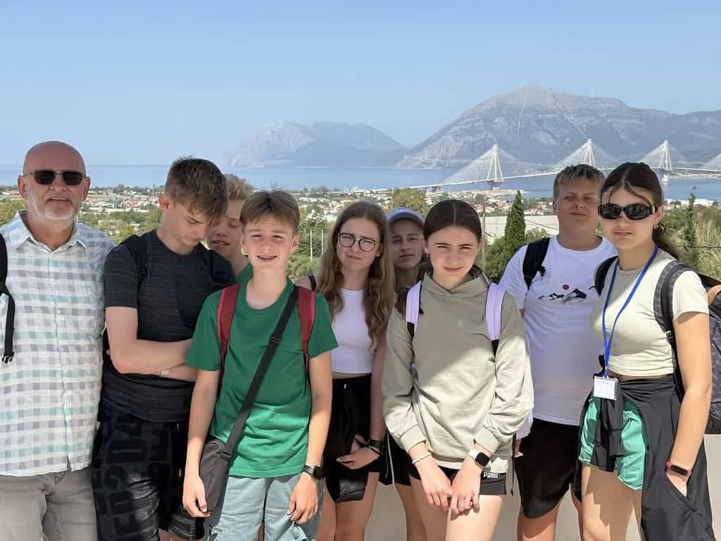 Fotografie z článku: Naši žáci v Řecku