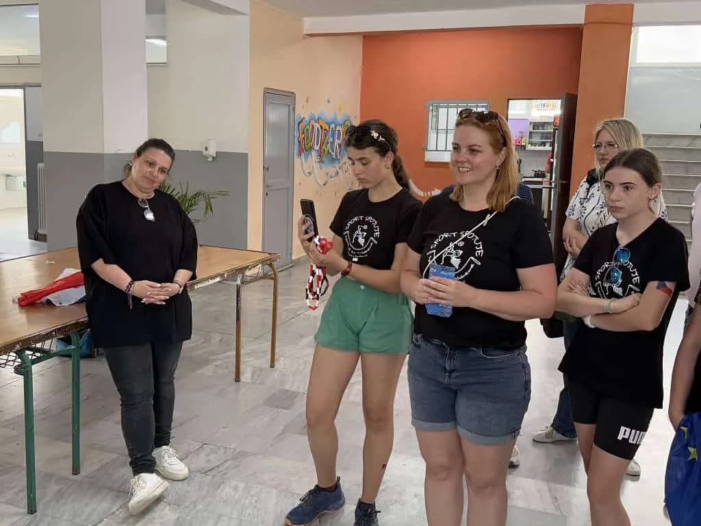 Fotografie z článku: Naši žáci v Řecku