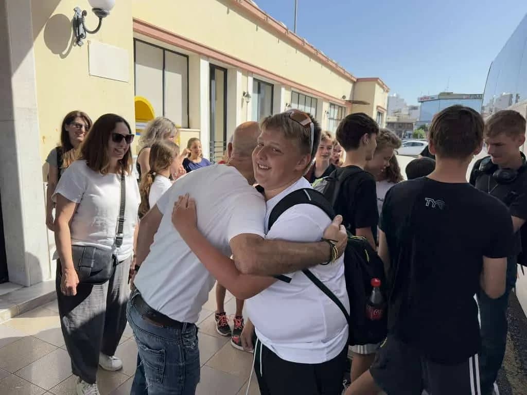 Fotografie z článku: Naši žáci v Řecku