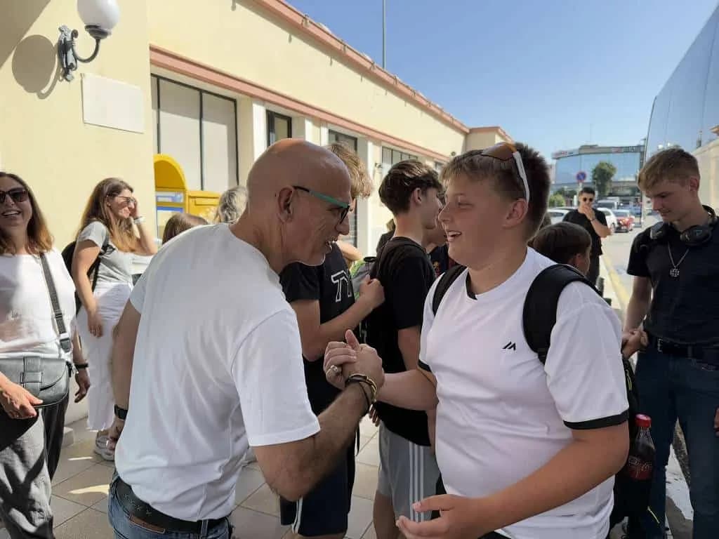 Fotografie z článku: Naši žáci v Řecku