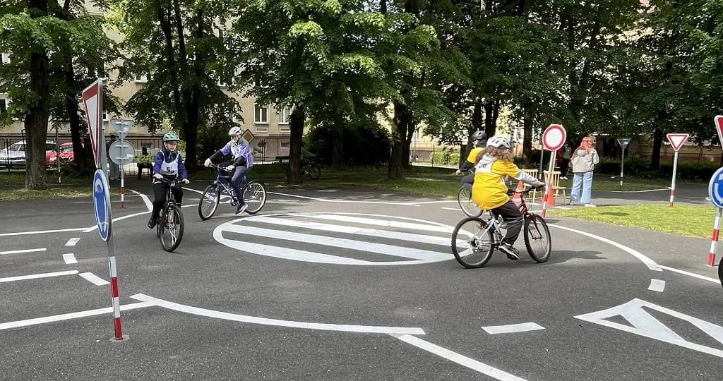 Fotografie z článku: Okresní kolo Dopravní soutěže mladých cyklistů