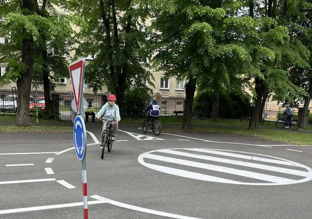 Fotografie z článku: Okresní kolo Dopravní soutěže mladých cyklistů
