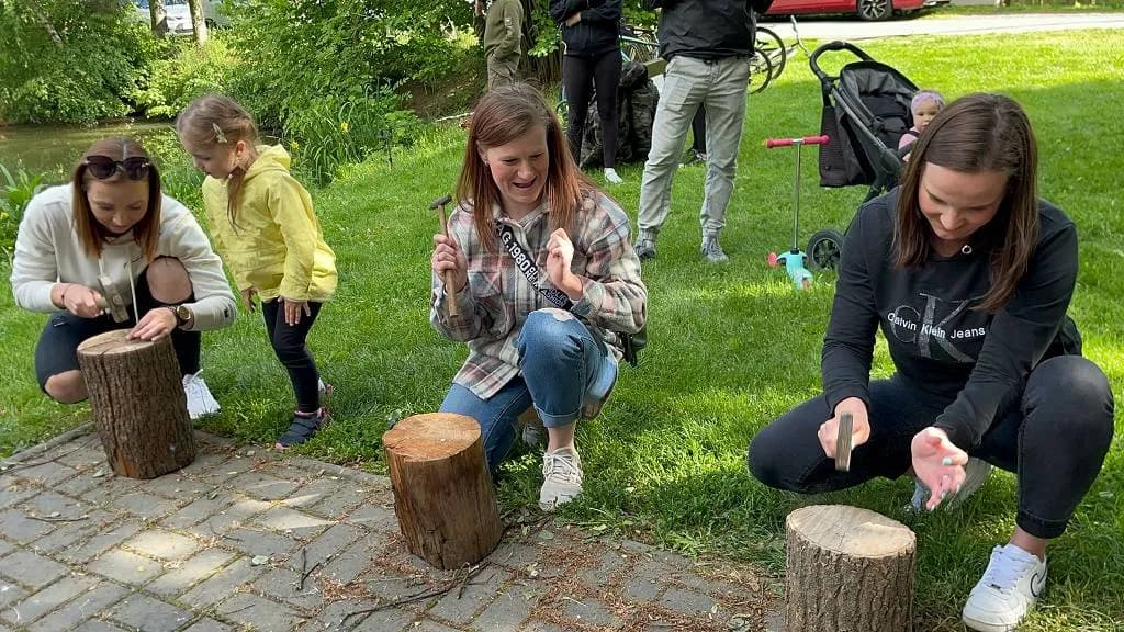 Fotografie z článku: Den rodiny u rybníka