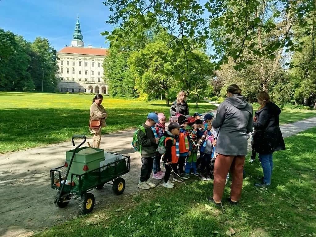Fotografie z článku: Výlet Koťat do Kroměříže