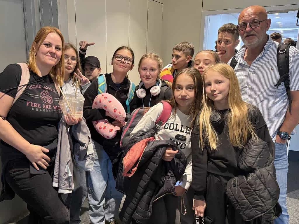 Fotografie z článku: Jak "Sport spojil" naše žáky s těmi finskými