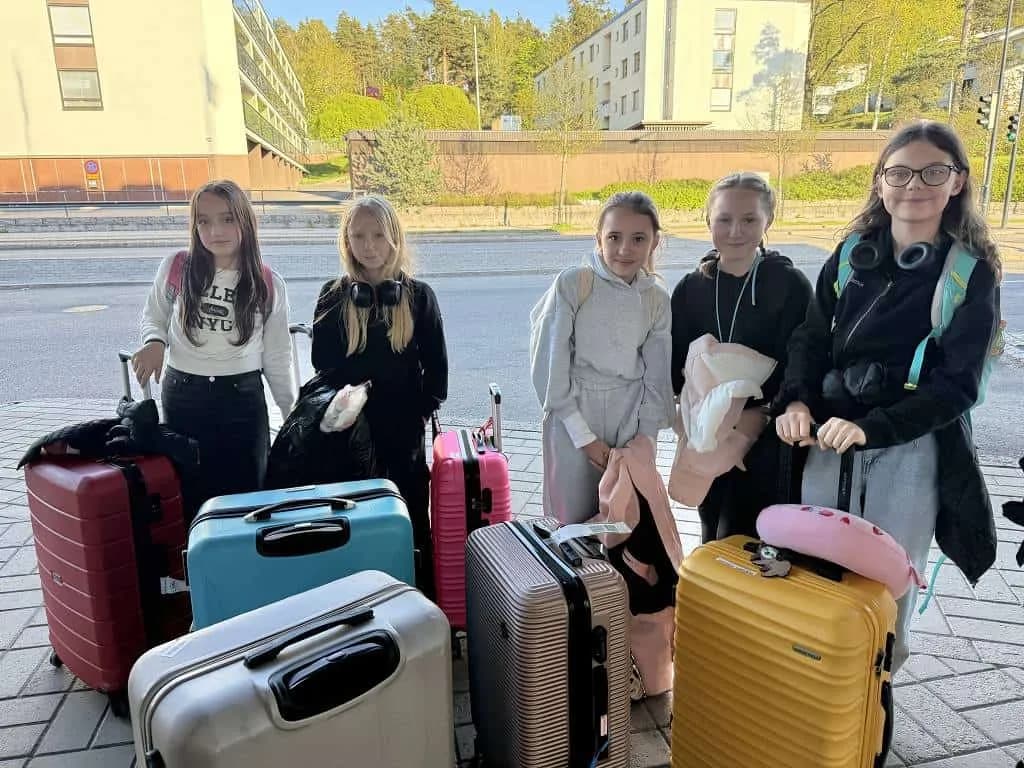 Fotografie z článku: Jak "Sport spojil" naše žáky s těmi finskými
