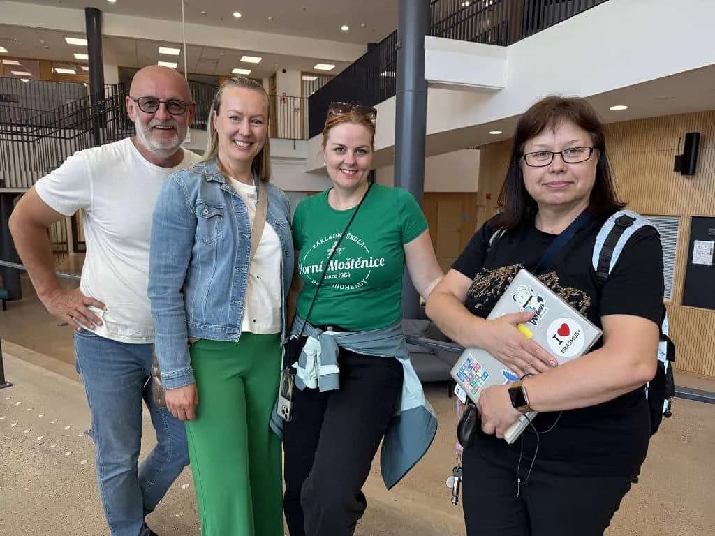 Fotografie z článku: Jak "Sport spojil" naše žáky s těmi finskými