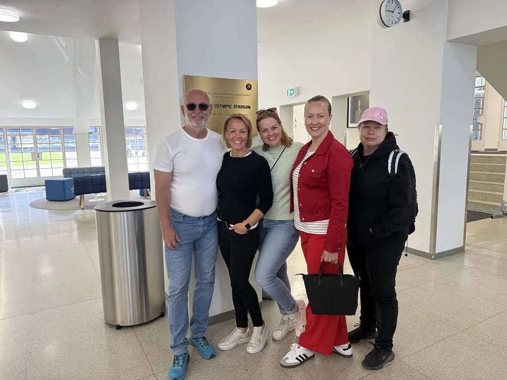 Fotografie z článku: Jak "Sport spojil" naše žáky s těmi finskými