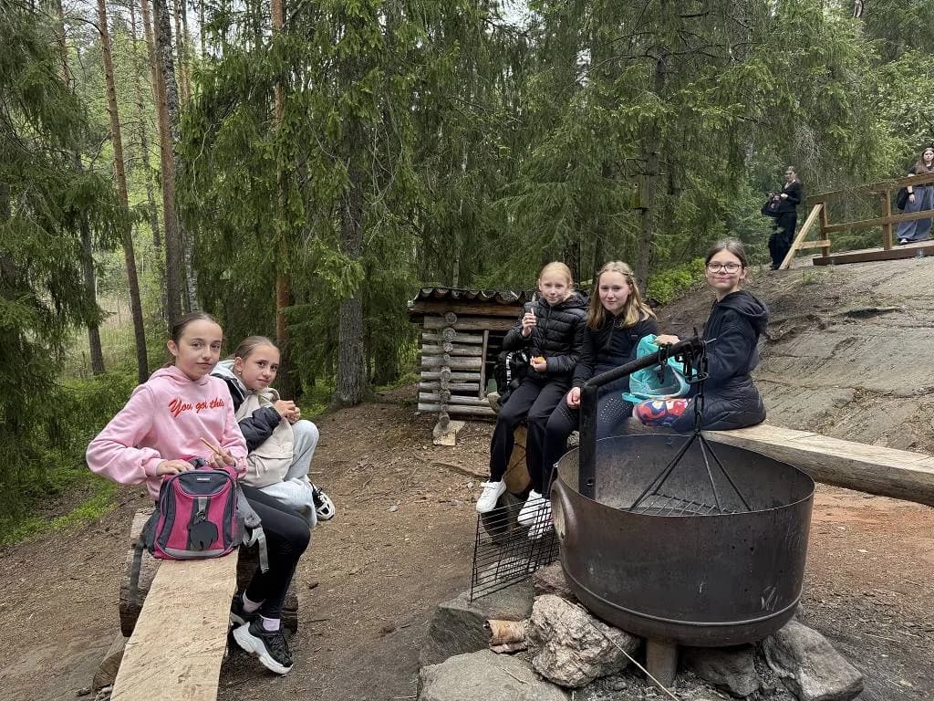 Fotografie z článku: Jak "Sport spojil" naše žáky s těmi finskými