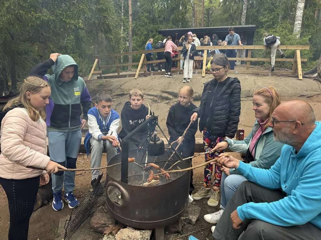 Fotografie z článku: Jak "Sport spojil" naše žáky s těmi finskými