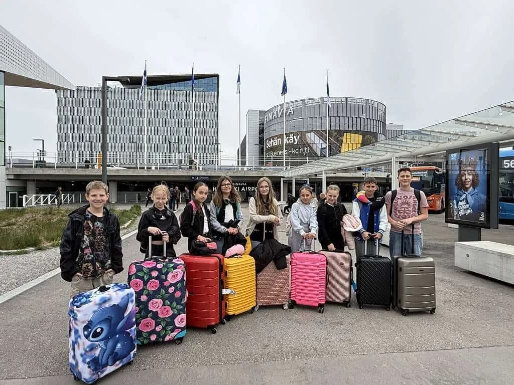 Fotografie z článku: Jak "Sport spojil" naše žáky s těmi finskými