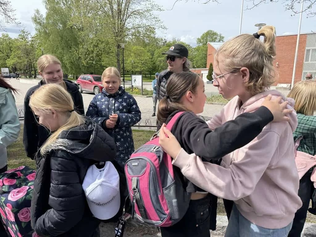 Fotografie z článku: Jak "Sport spojil" naše žáky s těmi finskými