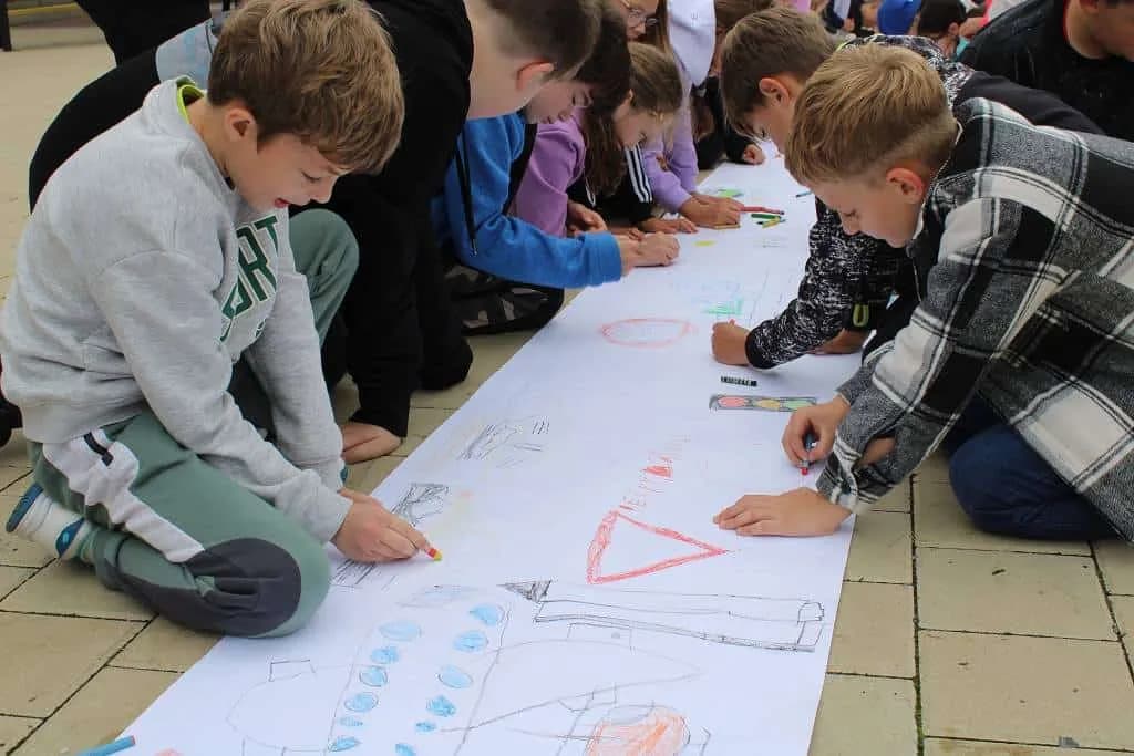 Fotografie z článku: Projektový den Pěšky do školy