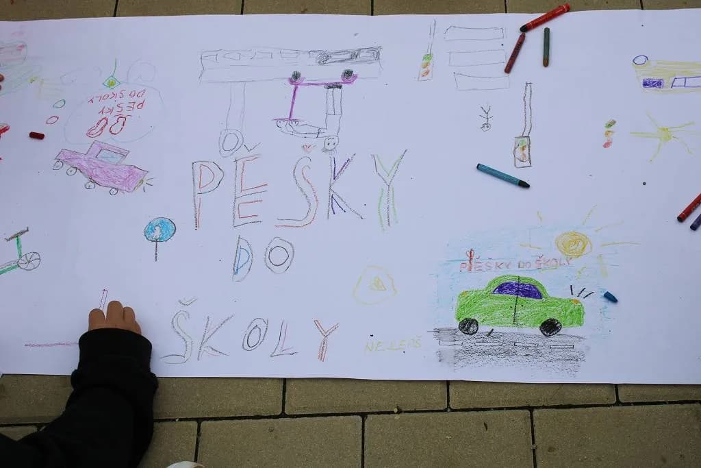 Fotografie z článku: Projektový den Pěšky do školy