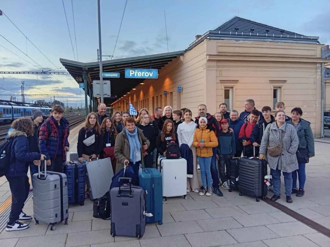 Fotografie z článku: Přivítali jsme finské a řecké žáky i jejich pedagogy