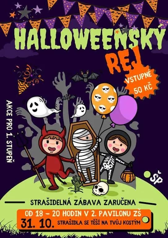 Školní parlament chystá 31. 10. Halloween